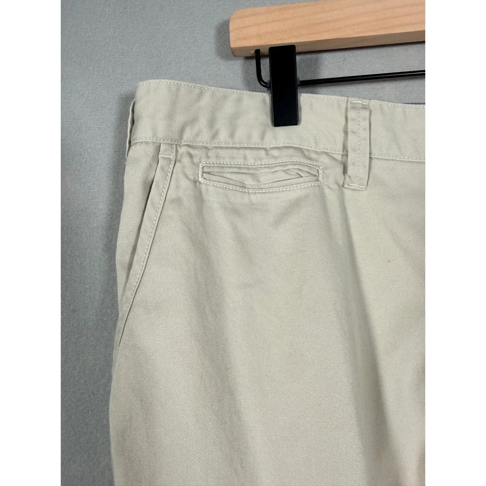 Polo Ralph Lauren Mens Chino Shorts Beige Tan Cotton Twill Flat‎ Front 36